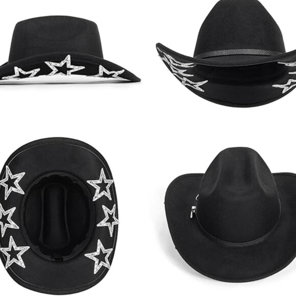 NEW!!! Western STARS Cowboy Hat - Picture 6 of 6